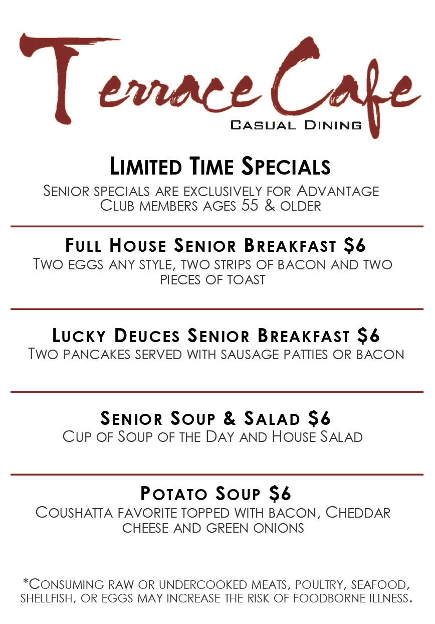 Terrace Cafe Coushatta Casino Resort